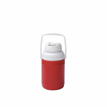 Red Coleman Water Drinking Cooler Thermos Polylite Half Gallon
