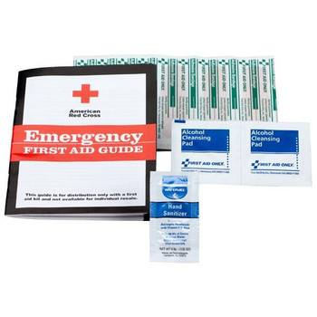 First Aid Guide Refill Kit, 1/Each - FAE6017