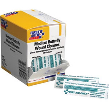 Butterfly Wound Closure, Medium, 3/8" x 1 13/16" (100/Box) - G135 Butterfly Wound Closure, Medium, 3/8" x 1 13/16" (100/Box) - G135