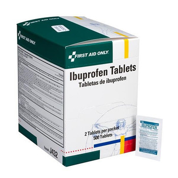 Ibuprofen Tablets, 2 Pkg/250 Each - J432