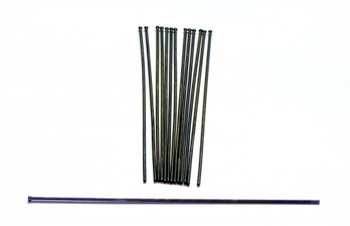 Aargo Heavy Duty 2mm x 7 inch Flat Tip Needles - pack of 53 - 805016