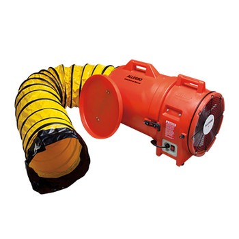 Allegro 12" Plastic COM-PAX-IAL Blower w/ Canister & 25' Ducting - 9543-25