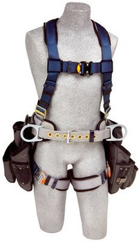 3M DBI-SALA ExoFit Construction Style Harness with Tool Pouches 1108518 Large