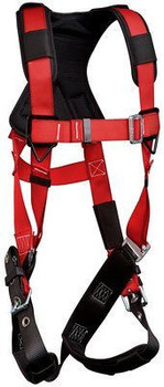 3M Protecta PRO Vest - Style Harness - Comfort Padding 1191429 - Red Small