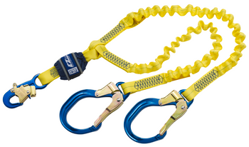 3M DBI-SALA EZ-Stop 100% Tie-Off Shock Absorbing Lanyard - Yellow - 6 ft - 1246193
