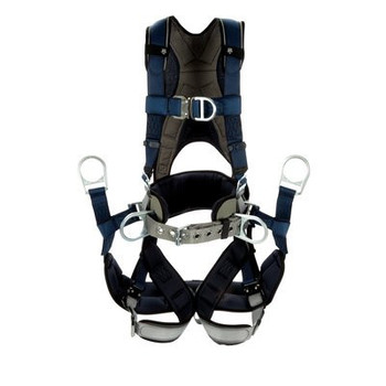 3M DBI-SALA ExoFit Plus Comfort - Style Tower Climbing Harness 1140070 - X-Large - Blue