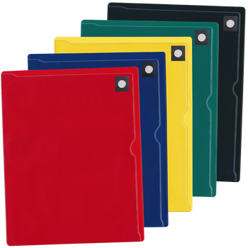 Color-Coded Magnetic Document Holder Black 1/Each - DTH204BK