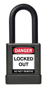 Brass Body Padlocks 1 3/4" Yellow Keyed Differently, Shackle Clearance Ht.: 1 1/2" 1/Each - KDL430YL