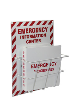 Safety Sign: Emergency Information Center English 20" x 15" 1/Each - EMC210