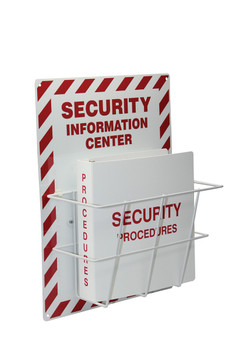 Safety Sign: Security Information Center English 20" x 15" 1/Each - EMC224