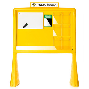 Risk Assessment And Method Statements (RAMS) Board Yellow 1/Each - PBR101YL