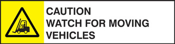 Changeable Sign System: Caution Watch For Moving Vehicles - SSL609