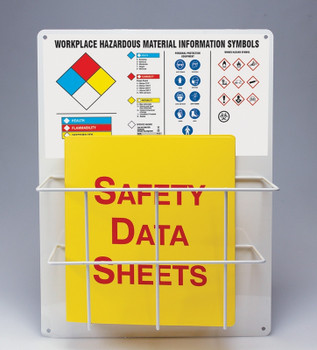 WHMIS Aluminum Basket Center Board: Safety Data Sheets (2015) Board Only 1/Each - ZRS351