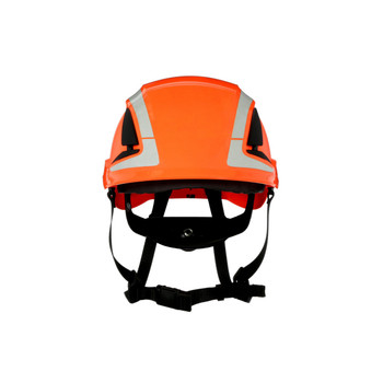 3M SecureFit Safety Helmet X5007VX-ANSI Orange Vented 4/Ea