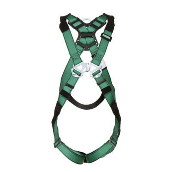 MSA V-FORM 10197236 Standard Full Body Harness w/Stainless Steel Hardware - Qwik-Fit Leg Straps - Super Extra Large