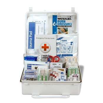 50-Person ANSI A+ Weatherproof First Aid Kit, Plastic, 1/Each - 90565AC