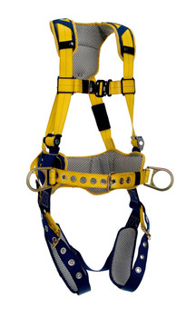 3M DBI-SALA Delta Comfort Construction Style Positioning Harness 1100796 - Yellow - Medium