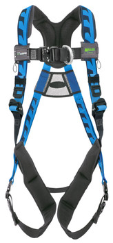 Miller AirCore Aluminum Hardware Blue Harness w/Front D-Ring - Universal (Large/XL) - AAF-QCUB