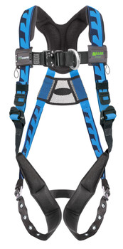 Miller AirCore Aluminum Hardware Blue Harness w/Front D-Ring - Universal (Large/XL) - AAF-TBUB