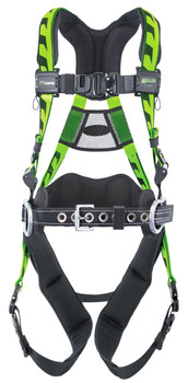 Miller AirCore Aluminum Hardware Green Harness w/Side D-Rings Lumbar Pad - Belt - 3X - ACA-QC-BDP2/3XLGN