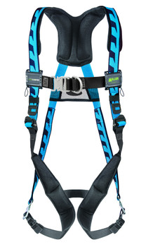 Miller AirCore Steel Hardware Blue Harness w/Front & Side D-Rings - Extra-Small - ACF-QCDXSB