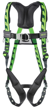 Miller AirCore Steel Hardware Green Harness w/Front D-Ring - 2X/3X - ACF-TB23XG