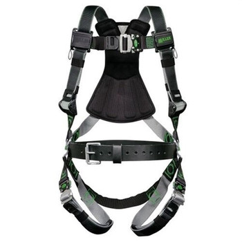 Miller Revolution Tower Climbing DualTech Harness with Quick-Connect Leg Strap - 3X - RDTSL-QC/3XLBK