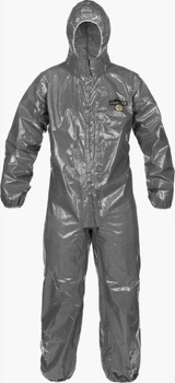 Lakeland Level B Rear-Entry Encapsulated Suit Dark Green Hazmat Suit PBL40450-4X Lakeland 6EHZ2 Size 4X ChemMax 4 Size 4X 
