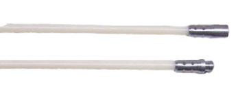 Nikro 3/8" x 48" Brush Rods - Nylon - 860230