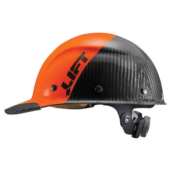 Lift Safety DAX Carbon Fiber Cap Style FIFTY50 - Orange/Black - HDC50C-19OC Lift Safety DAX Carbon Fiber Cap Style FIFTY50 - Orange/Black - HDC50C-19OC