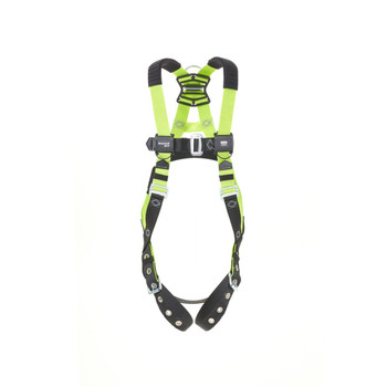 Miller H500 IS1P Steel 1 pt Harness w/Tongue & Chest Mating Buckles w/Shoulder Pads - Size 2XL