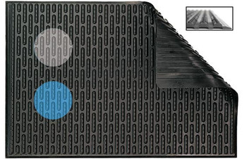 Ergomat Softline Weld Black Anti-Fatigue Mat - 2'x3'