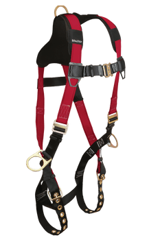 FallTech Tradesman Plus 3D Standard Non-belted Harness Tongue Buckle Leg Adjustment - Large/XL - 7010BLX