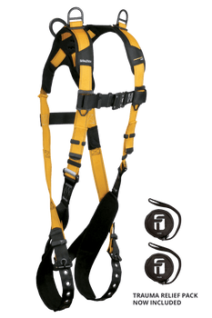 FallTech Journeyman Flex Aluminum 3D Retrieval Non-belted Harness - Universal - 7027B