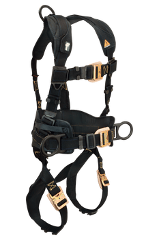 FallTech Arc Flash Nomex 3D Construction Belted Harness Quick Connect Adjustments - Large - 8070L