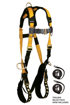 FallTech Journeyman Flex Steel 3D Standard Non-belted Harness Tongue Buckle Leg Adjustment - 3X - 70233X