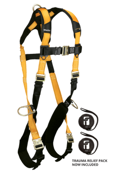 FallTech Journeyman Flex Steel 3D Standard Non-belted Harness - Universal - 7023QC