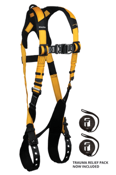 FallTech Journeyman Flex Aluminum 2D Climbing Non-belted Harness - Small - 7021BFDS