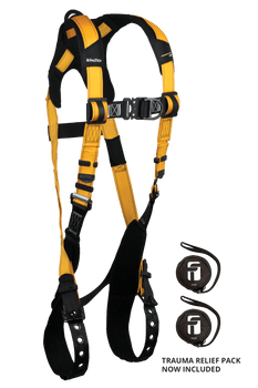 FallTech Journeyman Flex Aluminum 2D Climbing Non-belted Harness - Medium - 7021BFDM