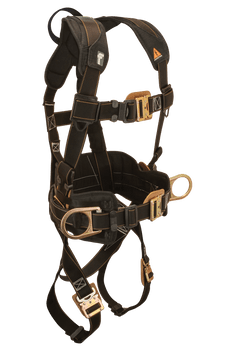 FallTech Arc Flash Construction Belted Looped Harness Quick Connect Adjustments - Small - 8081S