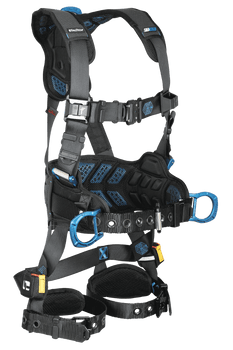 FallTech FT-One 3D Construction Belted Harness Tongue Buckle Leg Adjustments - Extra-Large - 8127BXL