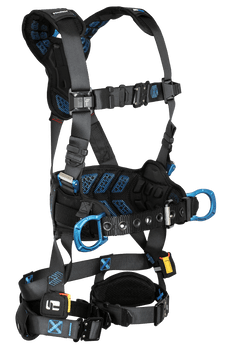 FallTech FT-One 3D Construction Belted Harness Quick Connect Adjustments - Small - 8123BQCS