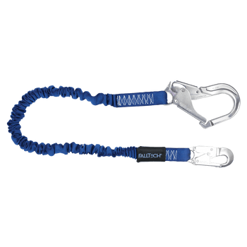 FallTech 4½' to 6' ElasTech Energy Absorbing Lanyard Single-leg with Aluminum Connectors - 82403A