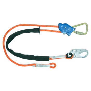 FallTech 10' Tower Climber Rope Positioning Lanyard with Aluminum Adjuster - 8165B10