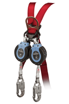 FallTech 6' DuraTech Twin-Leg Personal SRL with Aluminum Snap Hooks - 82706TB4