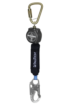 FallTech 6' Mini Personal SRL with Steel Snap Hook Includes Steel Dorsal Connecting Carabiner - 72706SB1