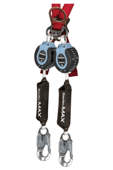 FallTech 9' DuraTech Twin-Leg MAX Personal SRL with Aluminum Snap Hooks - 82709TB4