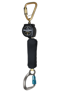 FallTech 6' Arc Flash Mini Personal SRL with Aluminum Carabiner Includes Steel Dorsal Connecting Carabiner - 72906SC6