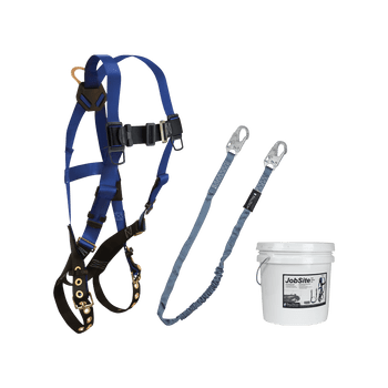 FallTech Harness and Lanyard 2-pc Mini Bucket Kit (7016 8259 2 Gallon Bucket) - 9505Z