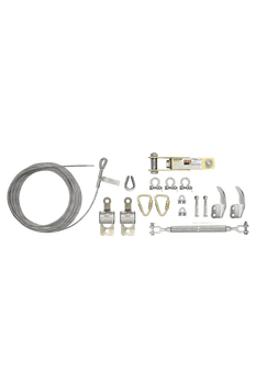 FallTech 90' SteelGrip Multi-span Temporary Cable HLL Assembly without Anchors - 620090